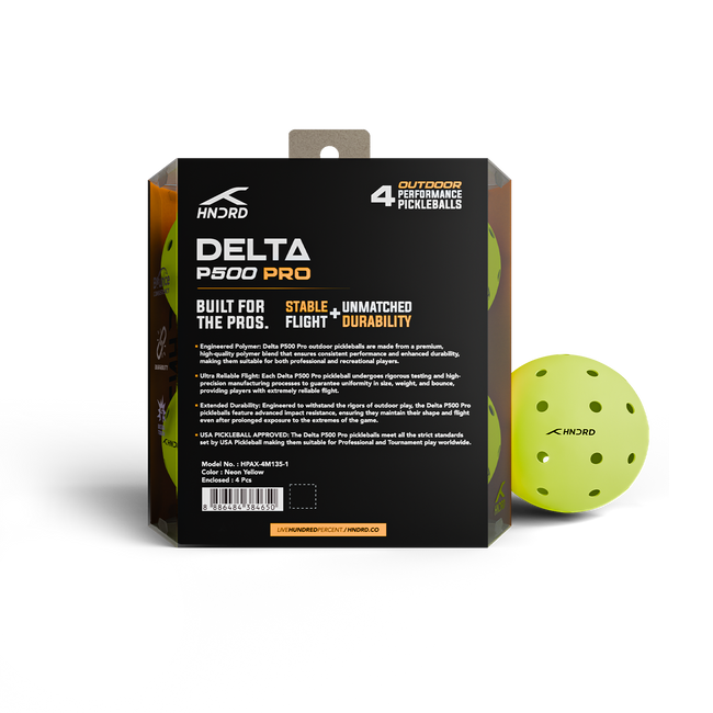 Bóng Pickleball Delta P500 Pro (Pack of 4)