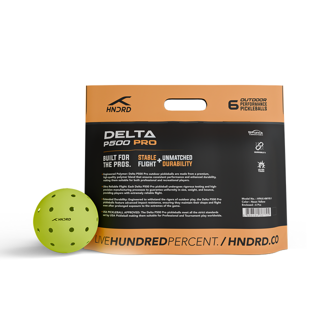 Bóng Pickleball Delta P500 Pro (Pack of 6)